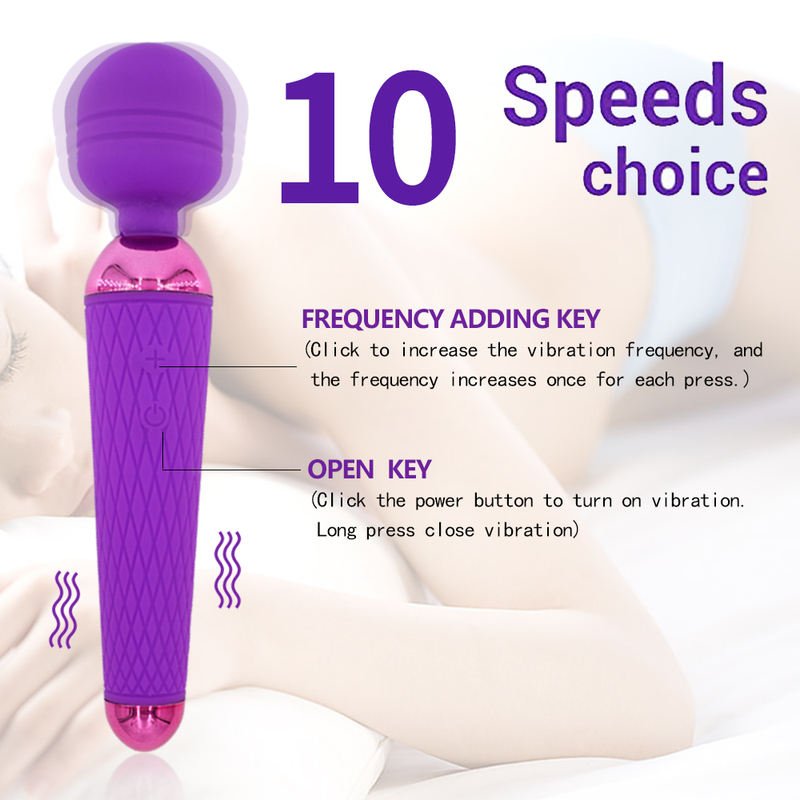 Woman Handheld Av Wand Massager Female Masturbation Adult Sex Toys - Lovetoys wholesales shop