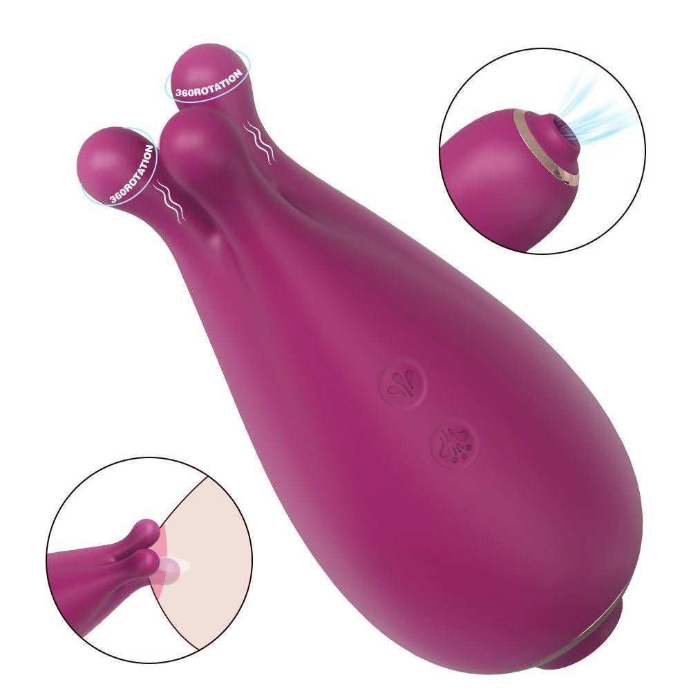 Woman Sex Toys Nipple Kneading Massage Products Clitoral Sucking Vibrator - Lovetoys wholesales shop