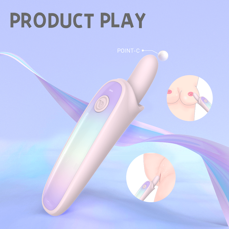 Women Clitoral Stimulator 10 Frequency Vibration and Tongue Licking Sex Toys - Lovetoys wholesales shop
