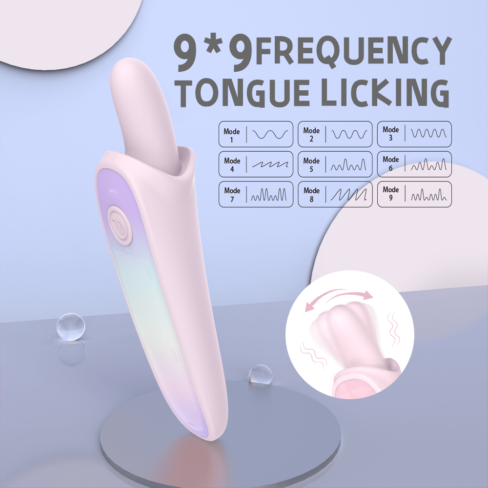 Women Clitoral Stimulator 10 Frequency Vibration and Tongue Licking Sex Toys - Lovetoys wholesales shop