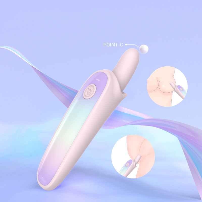Women Clitoral Stimulator 10 Frequency Vibration and Tongue Licking Sex Toys - Lovetoys wholesales shop