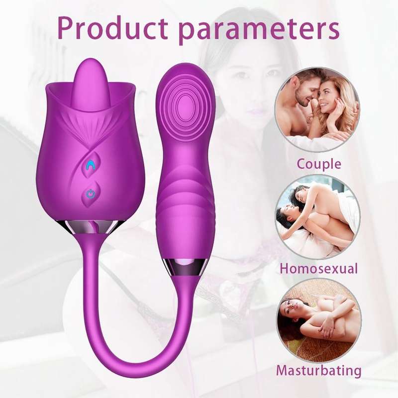 Women Clitoral Sucking Tongue Lick G - Spot Dildo Sexy Toys - Lovetoys wholesales shop