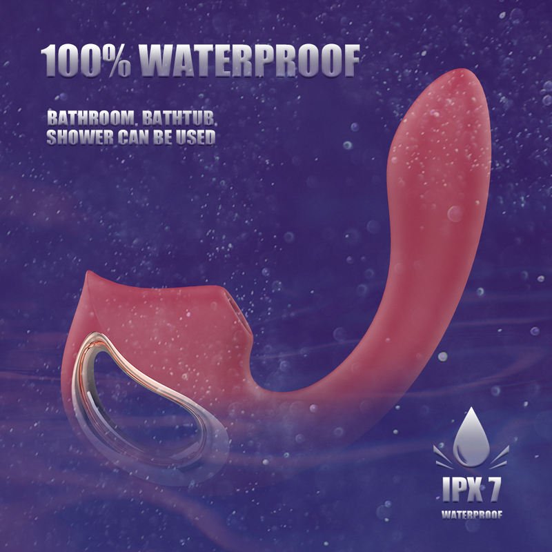 Women Clitoris G - Spot Double Stimulation Vibrator Sucker Handheld Vibrator - Lovetoys wholesales shop