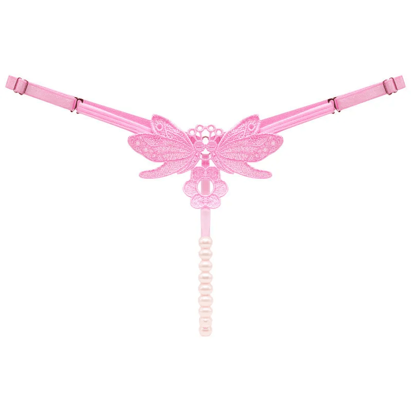 Women Fashion Sexy Hollow Embroidery Sexy Pearl Underwear - Lovetoys wholesales shop