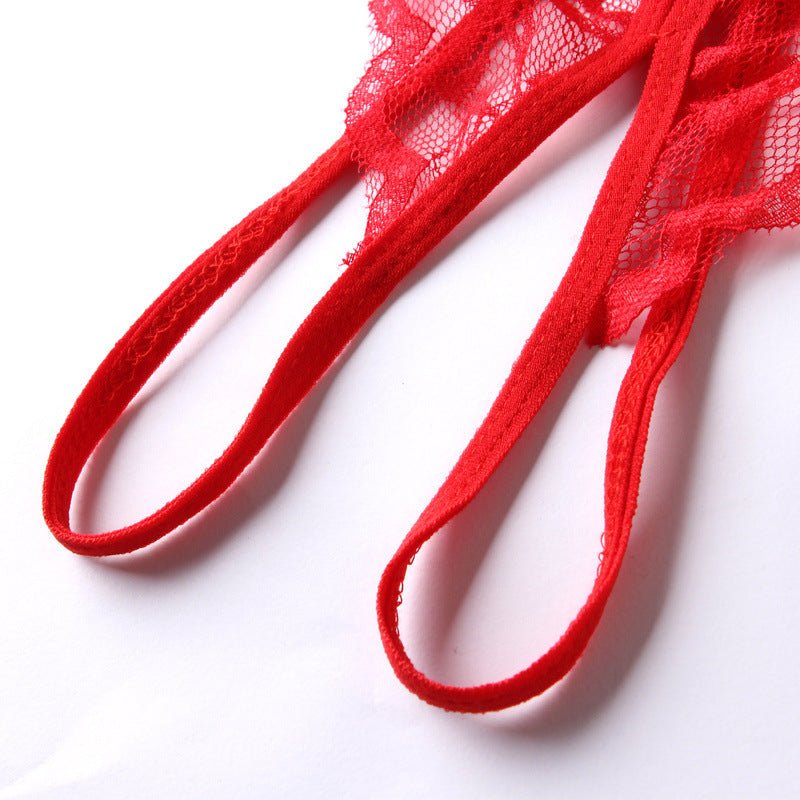 Women Fashion Sexy Lace Bowknot Thong - Lovetoys wholesales shop