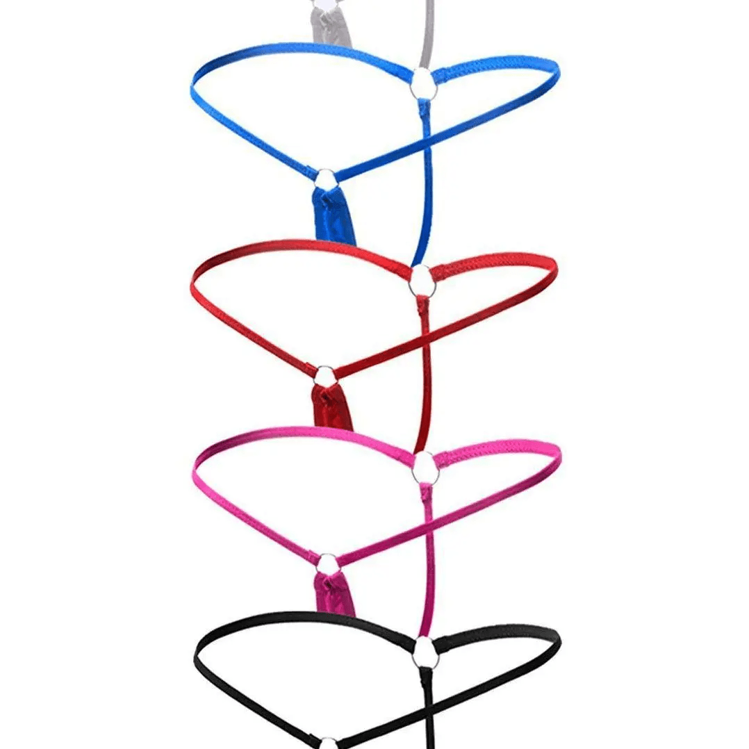Women Fashion Sexy Solid Color Low Waist Thong - Lovetoys wholesales shop