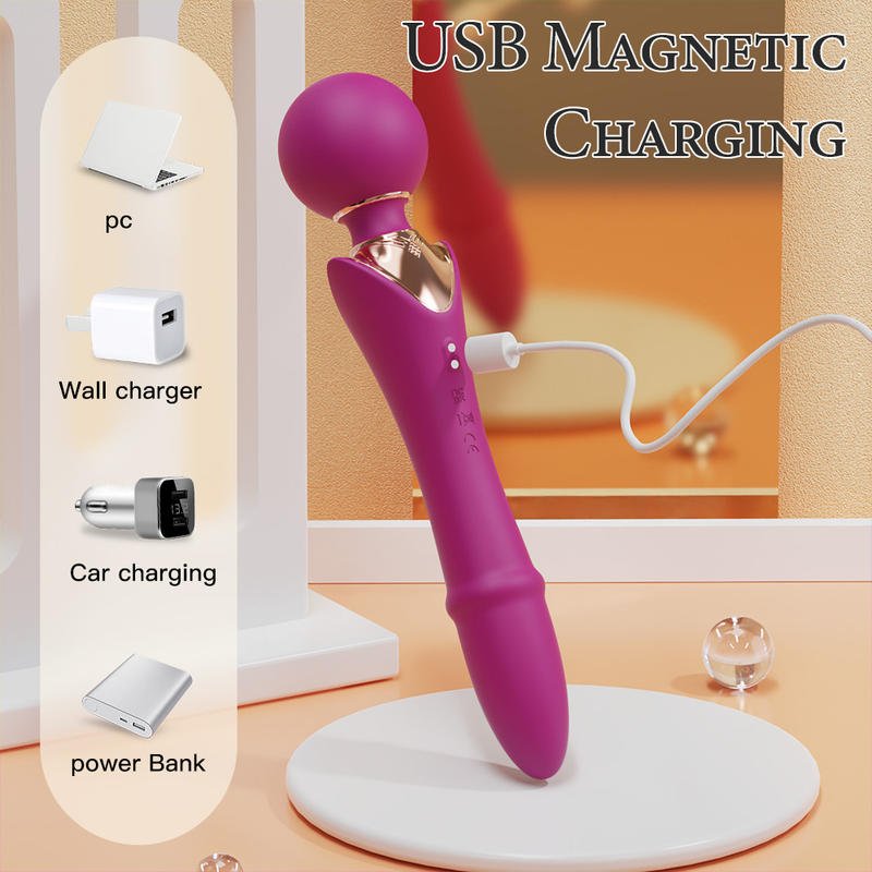 Women Massage Gun Hand Massage Products Sex Toys Vibrator Wand - Lovetoys wholesales shop