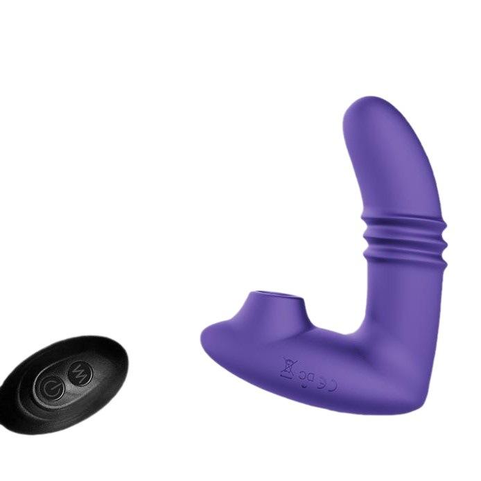 Women Masturbation Clitoris Sucking Thrusting Telescopic Vagina Vibrators - Lovetoys wholesales shop