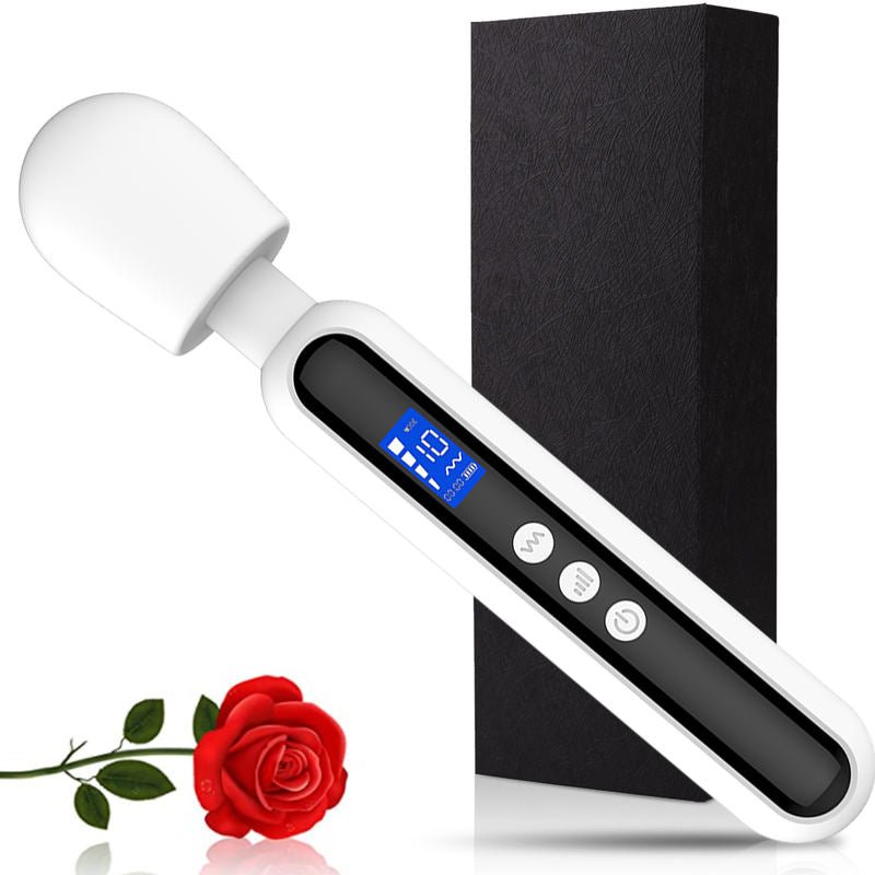 Women Personal Full Body AV Wand Lcd Display Vibrators - Lovetoys wholesales shop