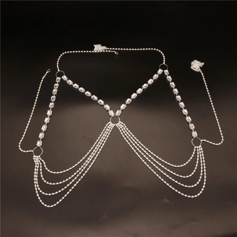 Women Sex Crystal Body Chain - Lovetoys wholesales shop