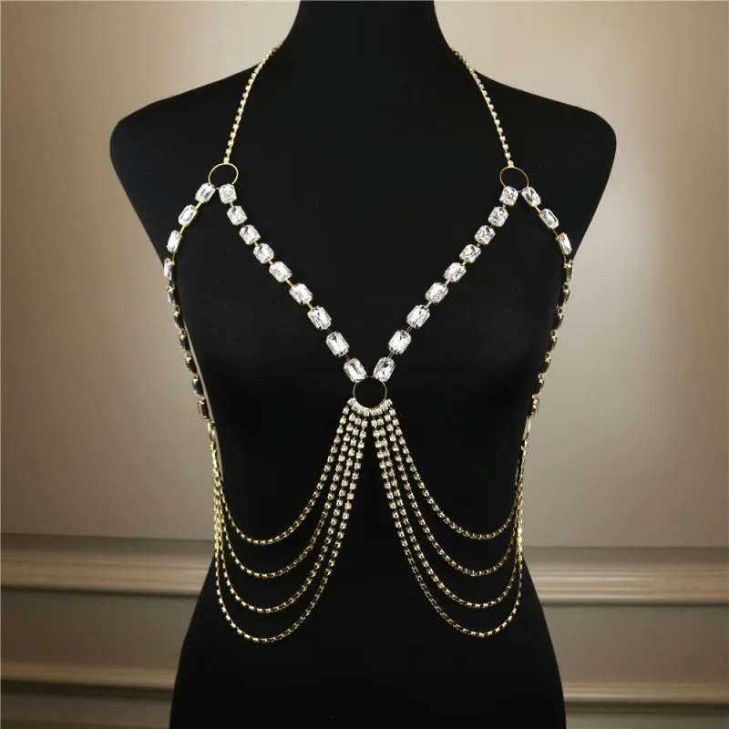Women Sex Crystal Body Chain - Lovetoys wholesales shop