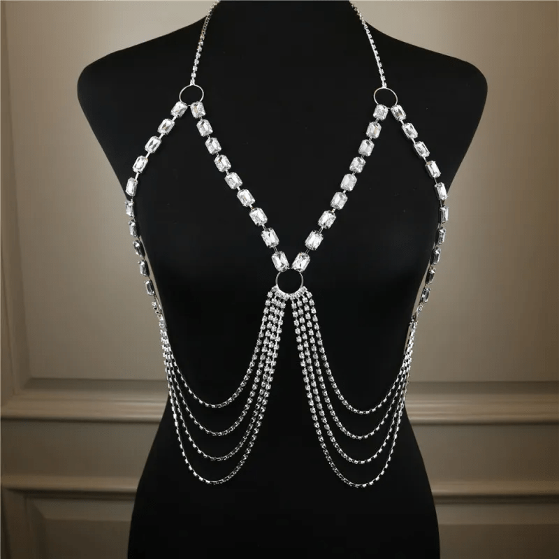 Women Sex Crystal Body Chain - Lovetoys wholesales shop