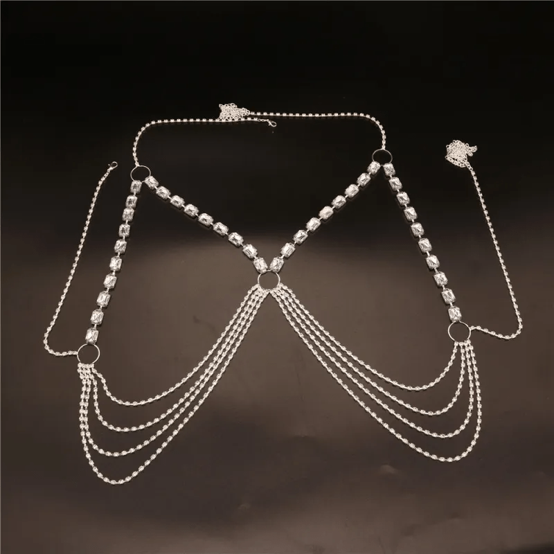 Women Sex Crystal Body Chain - Lovetoys wholesales shop