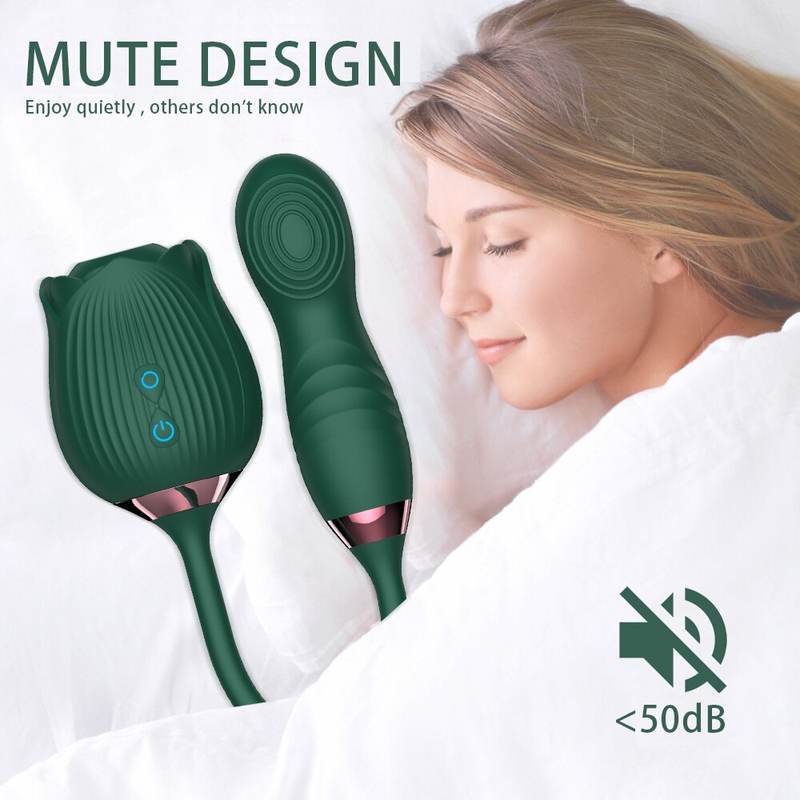 Women Sex Toys 3 in 1 Rose Sex Stimulus Vibrator - Lovetoys wholesales shop