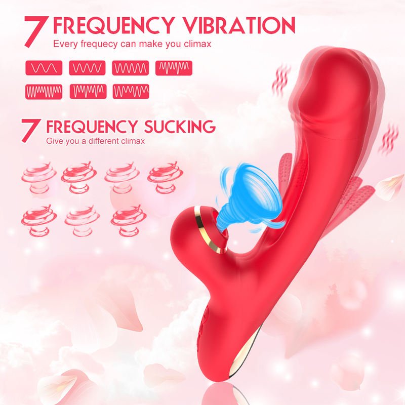 Women Sex Toys 7 Frequencies Vibration G Spot Stimulator Dildo Vibrator - Lovetoys wholesales shop