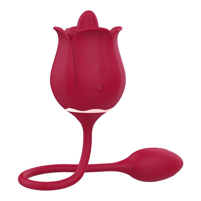 Women Sex Toys Clitoralis Stimulator Sucking Falpping Rose Vibrator - Lovetoys wholesales shop