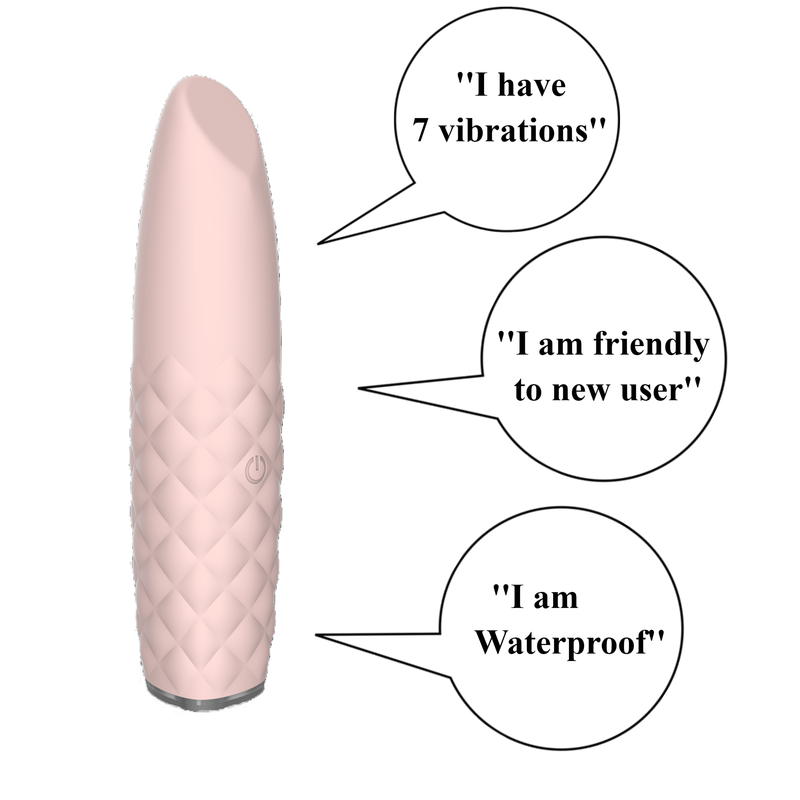 Women Sex Toys Clitoris Stimulator Nipple Vibrating Mini Bullet Lipstick Vibrator - Lovetoys wholesales shop