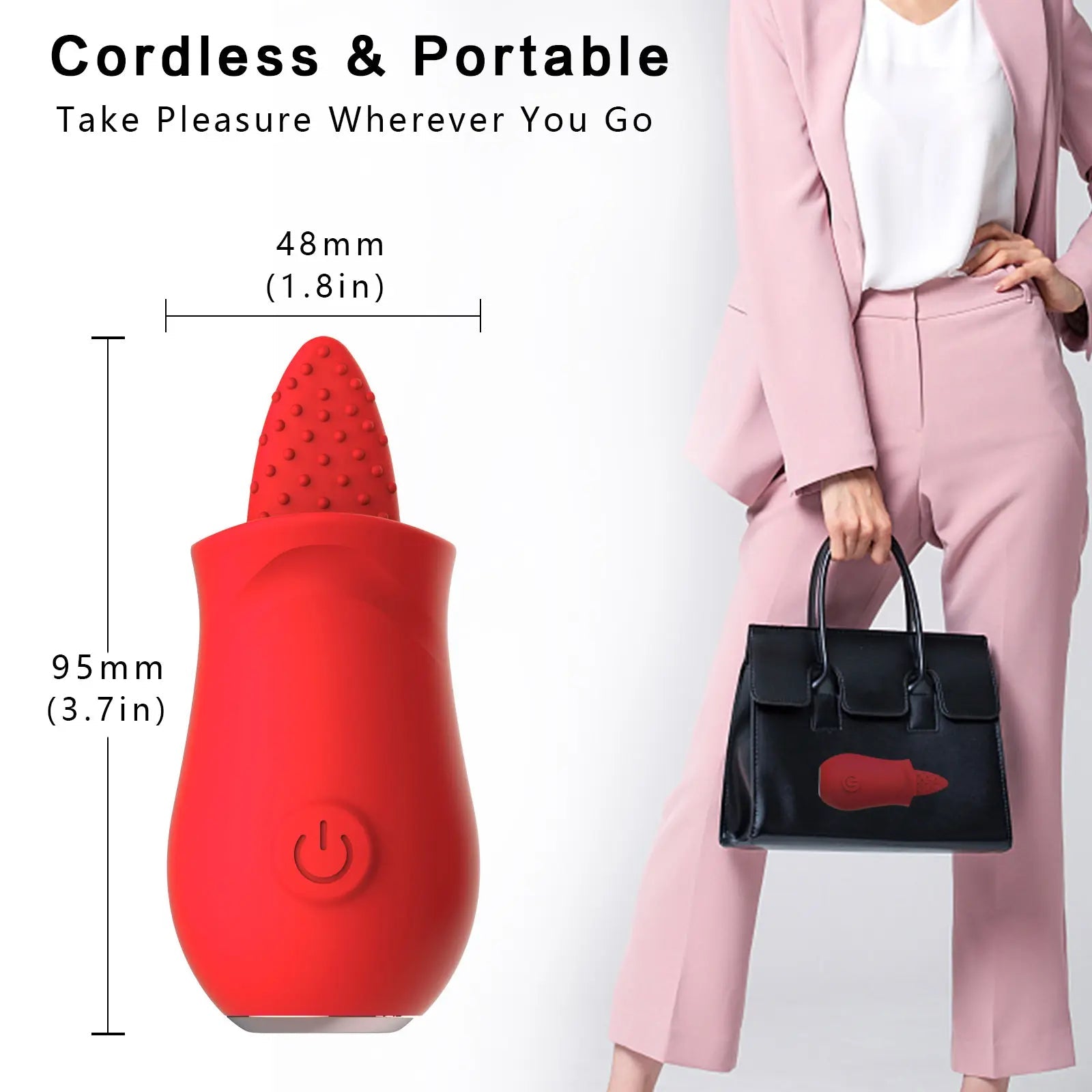 Women Sex Toys Clitoris Suction Vibrator Tongue Licking Nipple Stimulator - Lovetoys wholesales shop