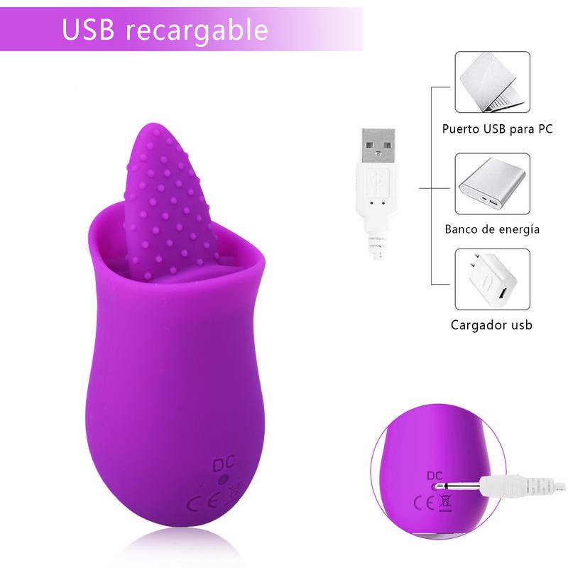 Women Sex Toys Clitoris Suction Vibrator Tongue Licking Nipple Stimulator - Lovetoys wholesales shop