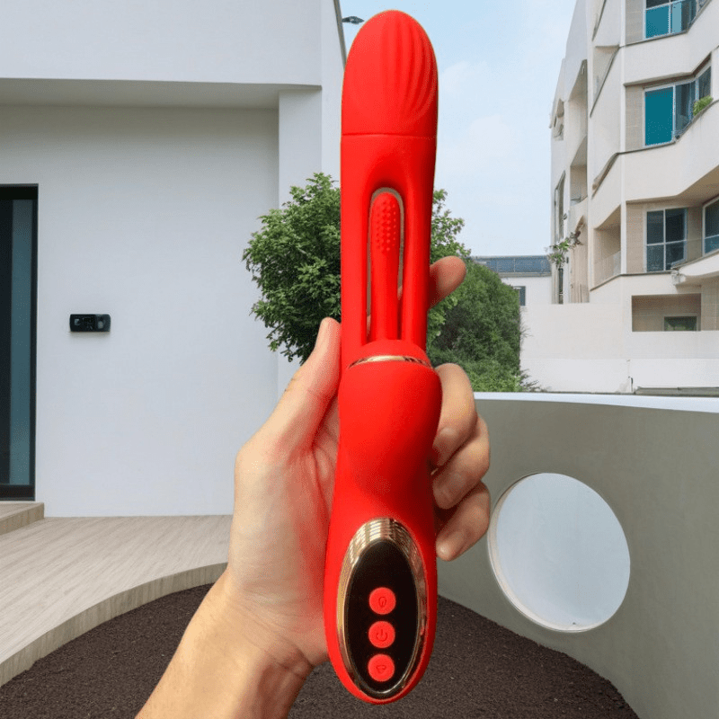 Women Sex Toys Flapping Clit Sucking Rabbit Vibrator - Lovetoys wholesales shop