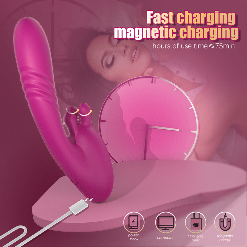 Women Sex Toys G - Spot Stimulation Vibrators Powerful Thrusting Breast Massage - Lovetoys wholesales shop