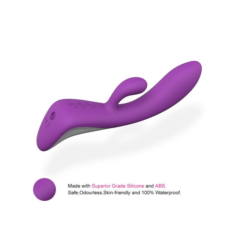 Women Sex Toys G - Spot Vibrator Triple Motors Heated Girls Moving Rabbit Vibrator - Lovetoys wholesales shop