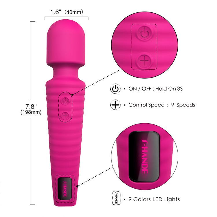 Women Sex Toys Handheld Electric Cervical Leg Hand Back Head Scalp Neck Massager Products - Lovetoys wholesales shop