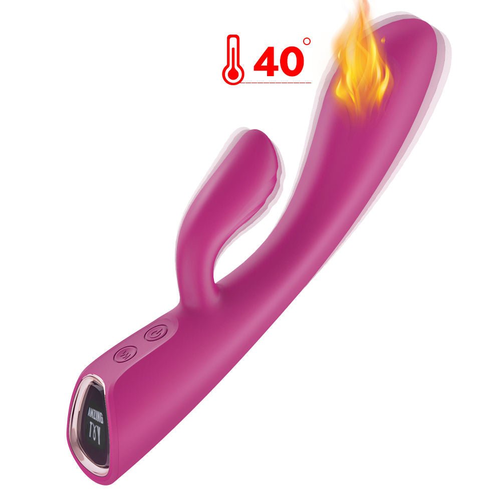 Women Sex Toys Heating Vibrating Soft Silicone Rabbit Vibrator - Lovetoys wholesales shop