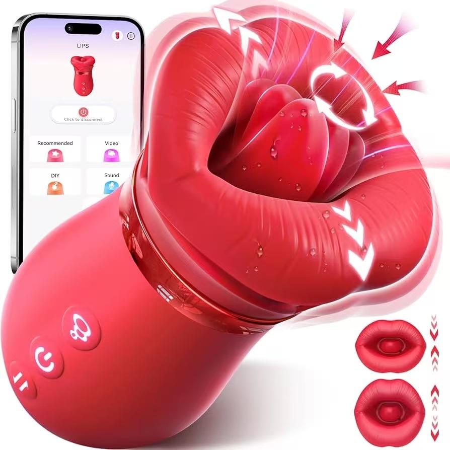 Women Sex Toys Licking Tongue Vibrator Clitoral Sucking Mouth Vibrator - Lovetoys wholesales shop