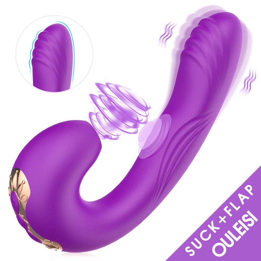 Women Sex Toys Masturbation Tongue Licking Sucking Vaginal G - Spot Rabbit Vibrator - Lovetoys wholesales shop