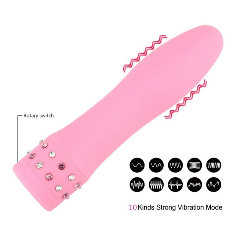 Women Sex Toys Mini Diamond Vibrator - Lovetoys wholesales shop