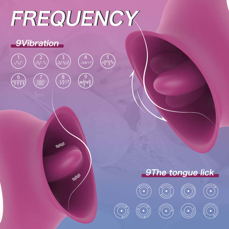 Women Sex Toys Multi - Frequency Clitoris Stimulator Licking Tongue - Lovetoys wholesales shop