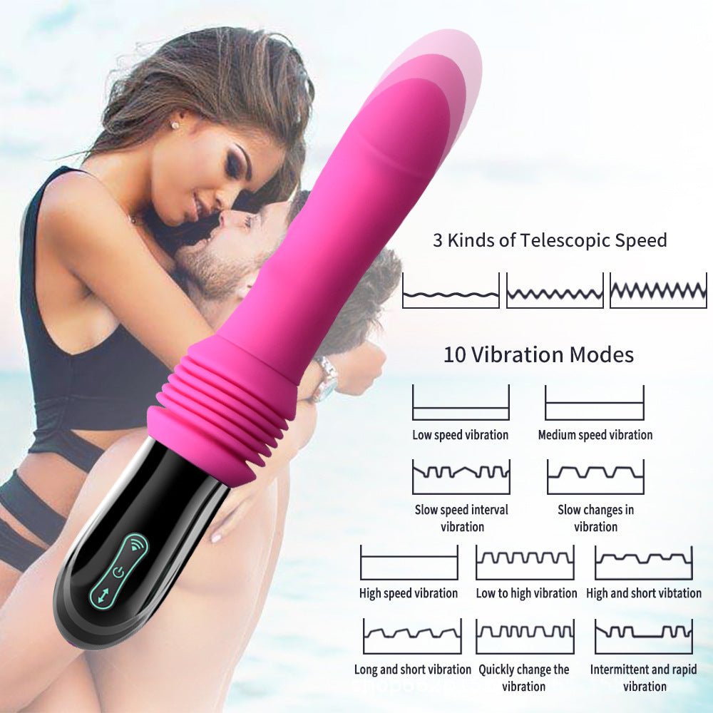 Women Sex Toys Telescopic Vibrator - Lovetoys wholesales shop