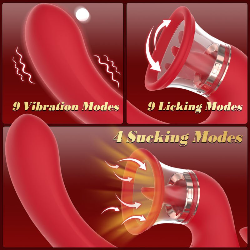 Women Silicone G - Spot Clitoral Tongue Licking Vibradores Para Mujer Sex Toy - Lovetoys wholesales shop