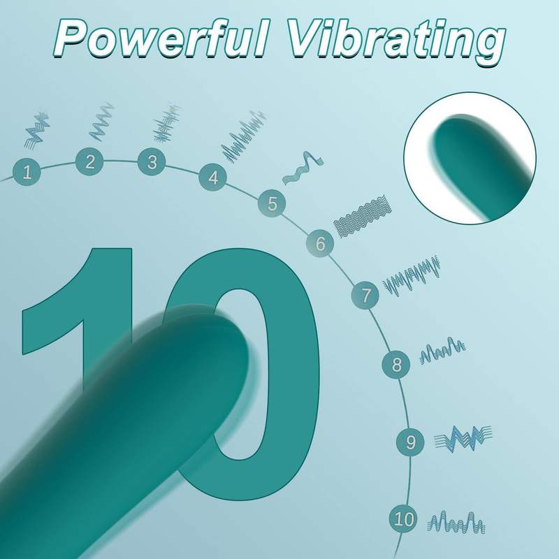 Women's Masturbator 10 Frequencies Female Masturbation AV Wand Vibrator - Lovetoys wholesales shop