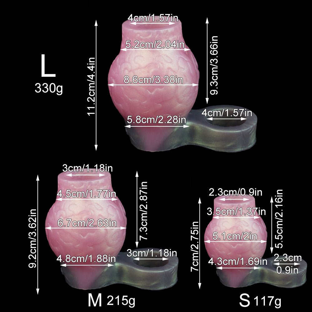 YOCY - 2207 Penis thickening Dildo condom - L - Lovetoys wholesales shop